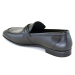 Corrente C161-5532 Full Deer Skin Laofers Black