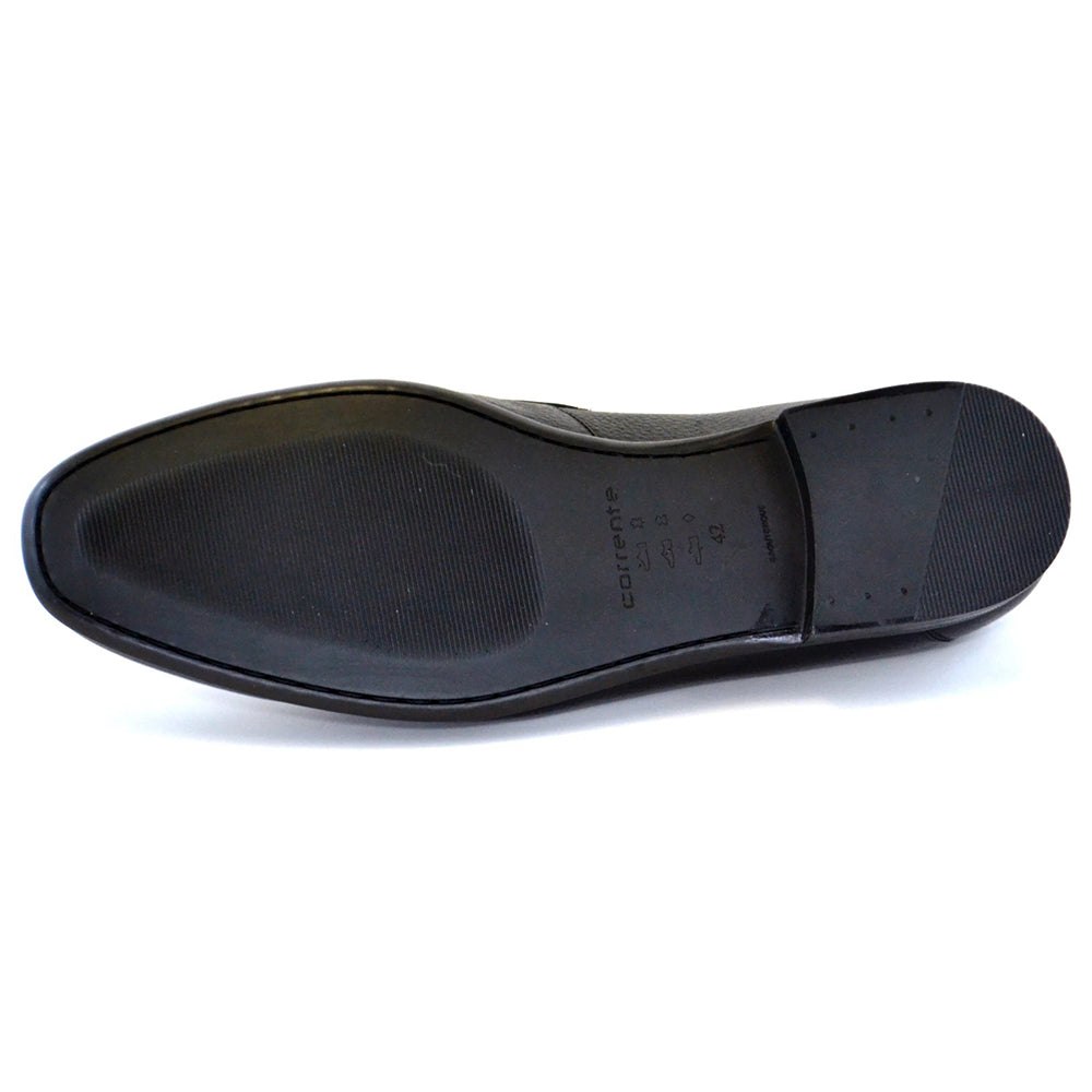 Corrente C161-5532 Full Deer Skin Laofers Black