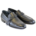 Corrente C161-5532 Full Deer Skin Laofers Black