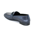 Corrente C162-5532 Full Deer Skin Loafers Navy