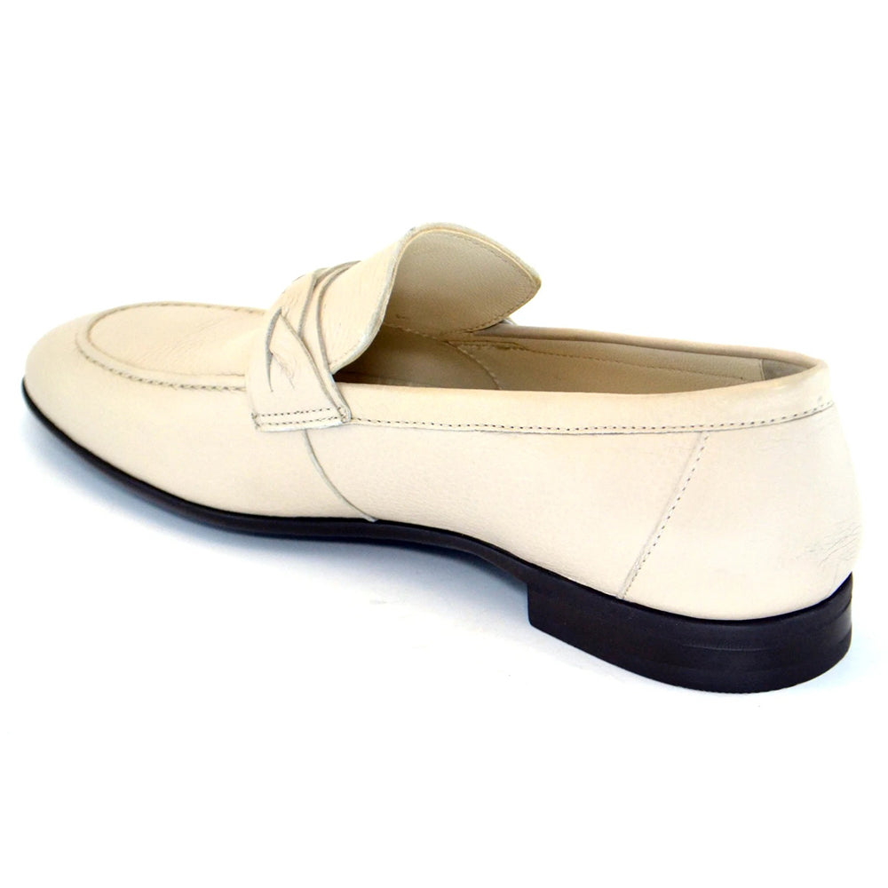 Corrente Deer Skin Loafers Beige