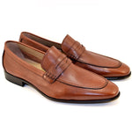 Corrente C173-4428-1 Penny Loafers Cognac