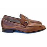 Corrente C177-4428 Buckle Loafers Cognac