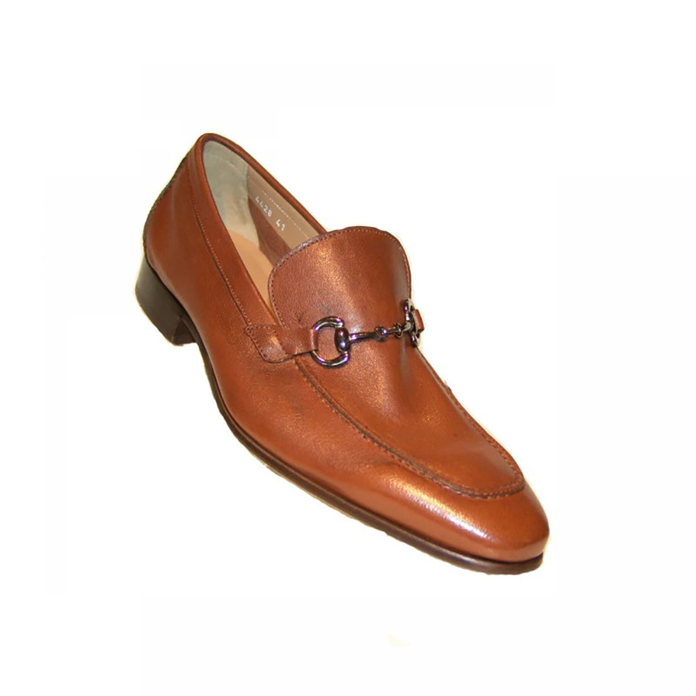Corrente C177-4428 Buckle Loafers Cognac