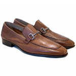 Corrente C177-4428 Buckle Loafers Cognac
