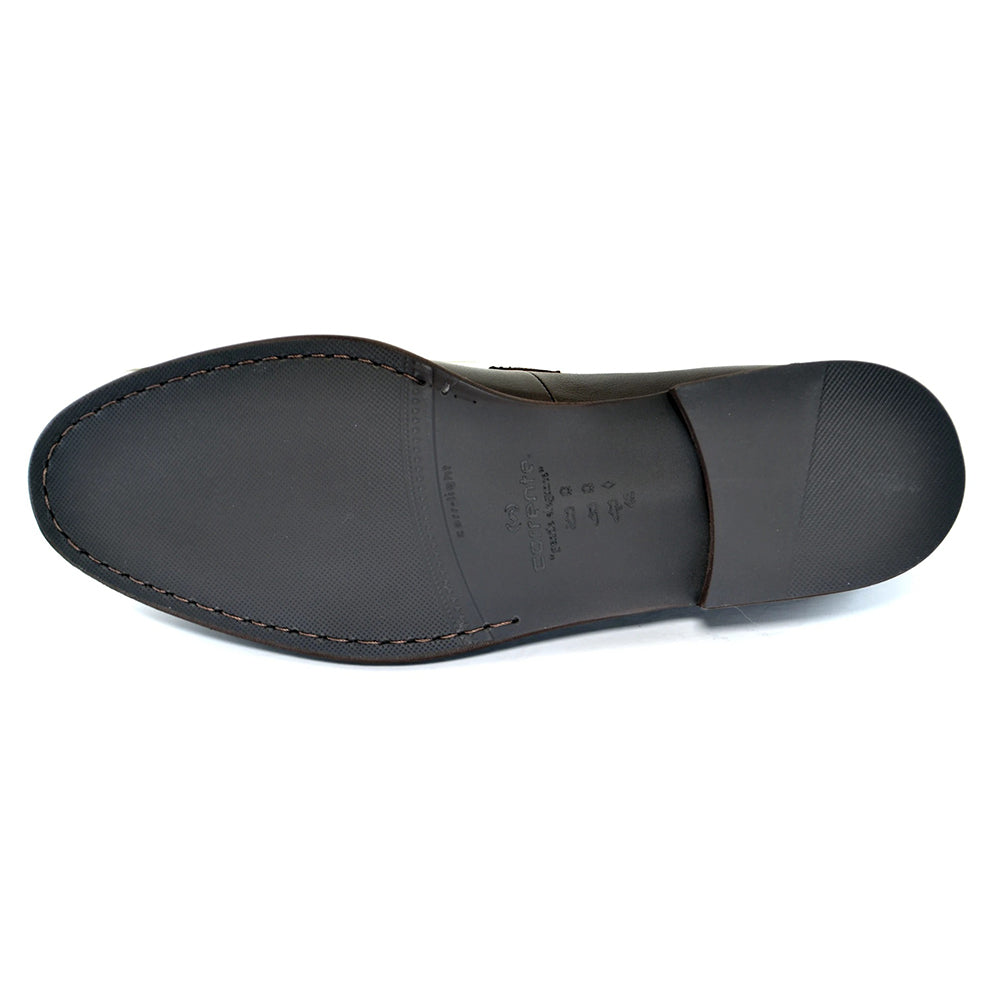 Corrente C183-5454HS Kiltie Buckle Loafers Brown