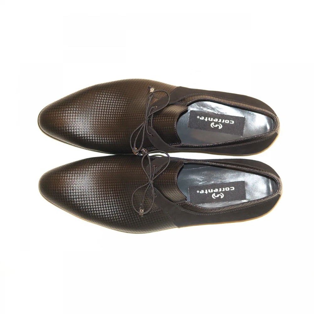 Corrente C185-2672 Laser Print Leather/Suede Black