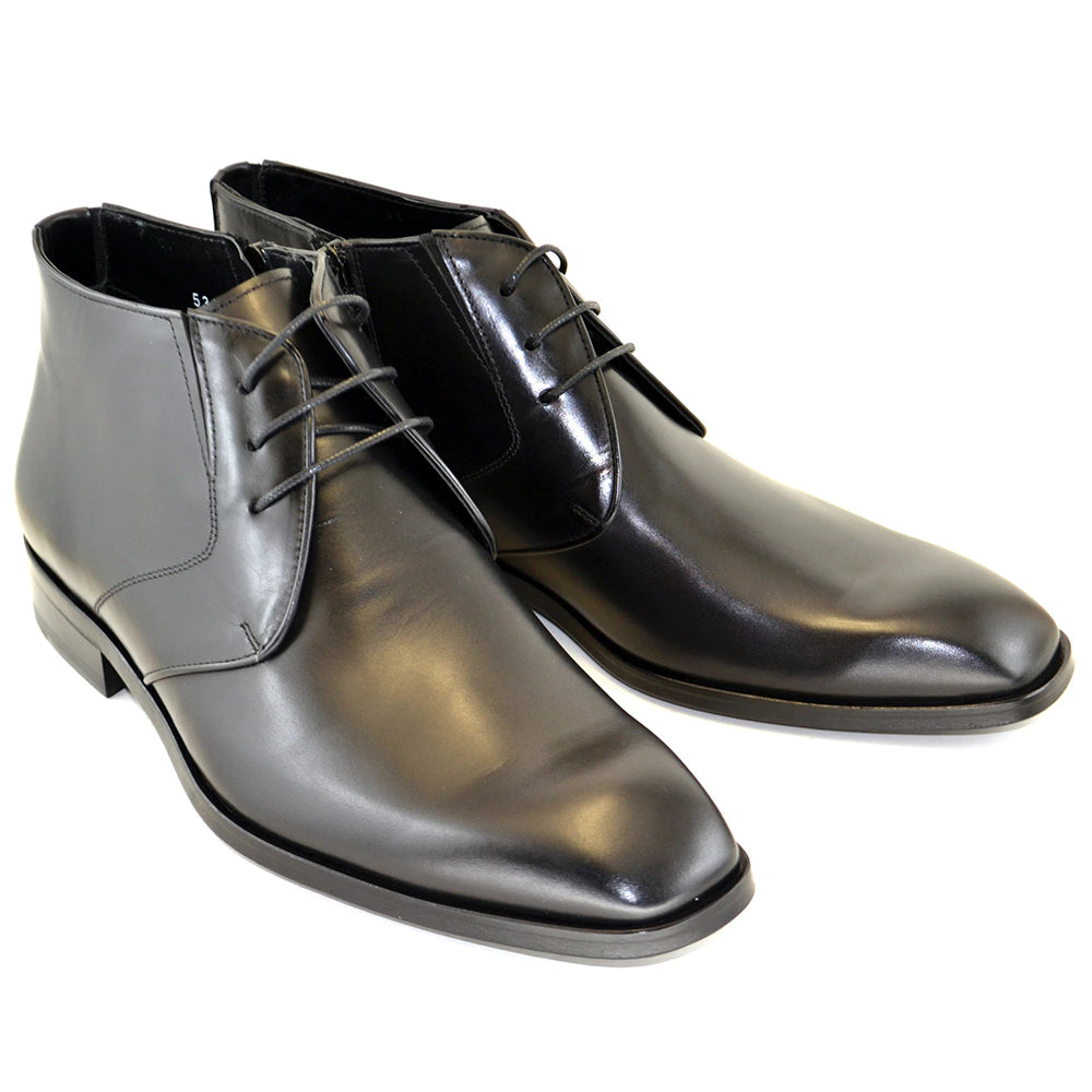 Corrente C197-5346 Zip Chukka Boots Black
