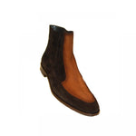 Corrente C199-2077 Two Tone Suede Boots Black Tan