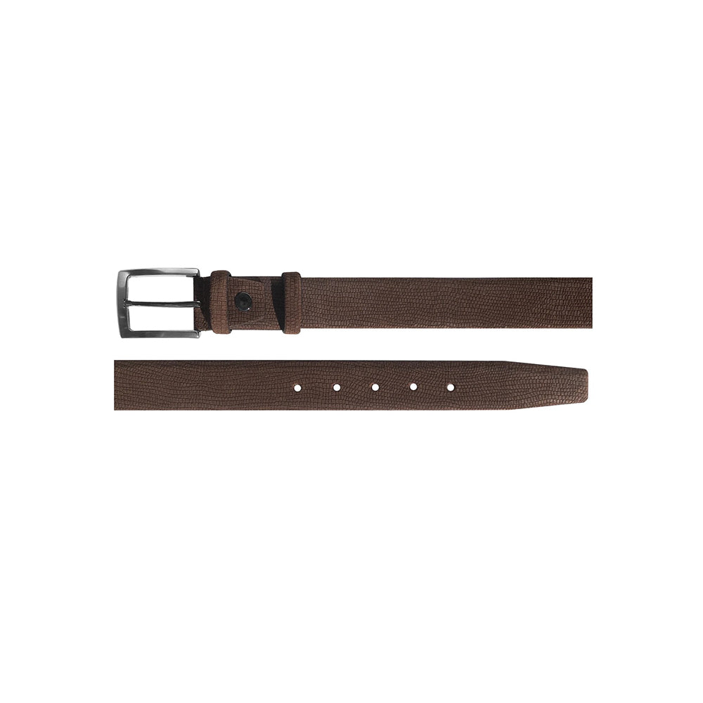 Corrente CBelt-1547 Design Suede Belt Brown