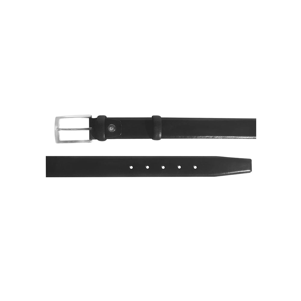 Corrente CBelt-1547 Plain Leather Belt Black