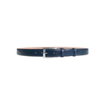 Corrente CBelt-1547 Plain Leather Belt Navy