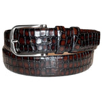Corrente CBelt-3470 Croco Leather Belt Brown