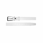 Corrente CBelt-3470 Croco Leather Belt White