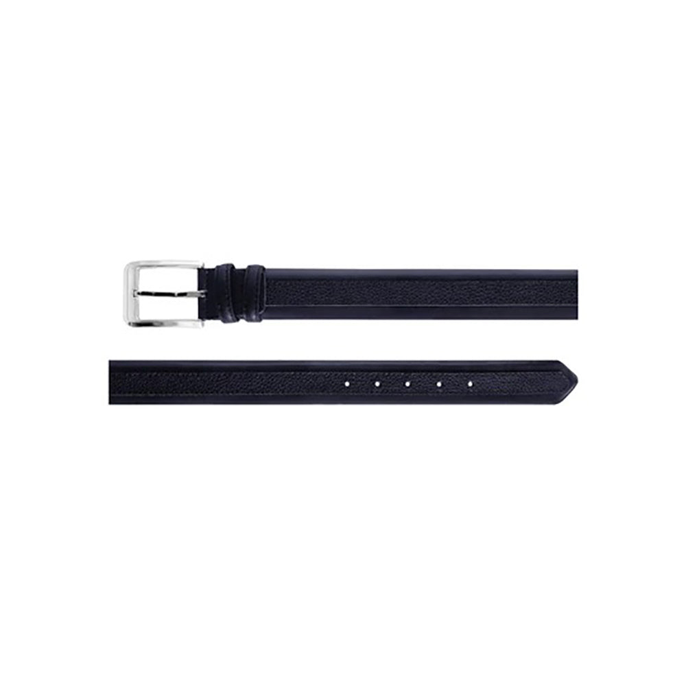 Corrente CBelt-4002 Contrast Leather Belt Navy