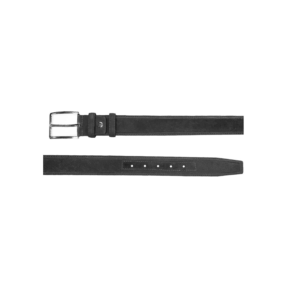Corrente CBelt-5776 Design Suede Belt Black