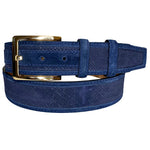 Corrente CBelt-5776 Design Suede Belt Navy