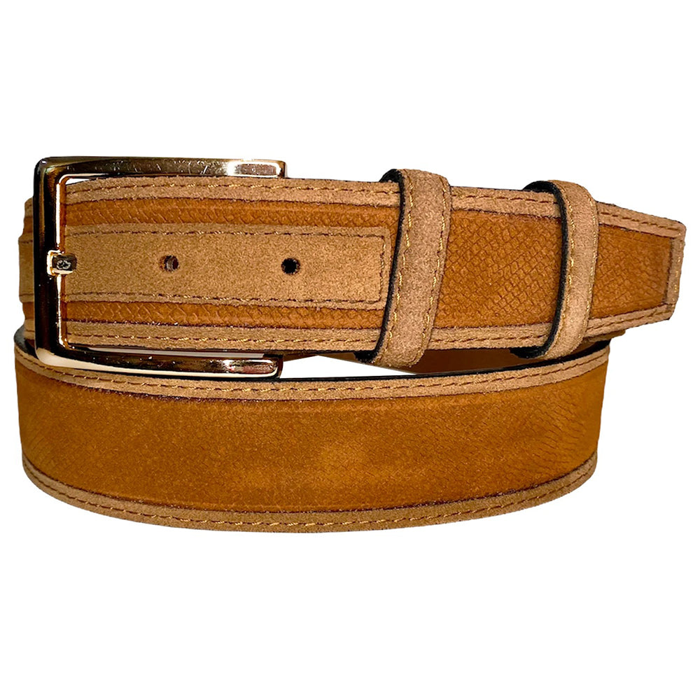 Corrente CBelt-5776 Design Suede Belt Tabbaco