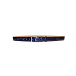 Corrente CBelt-5796 Croco Leather Belt Navy