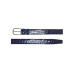 Corrente CBelt-5796 Croco Leather Belt Navy