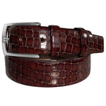 Corrente CBelt-5796 Croco Leather Belt Tobacco