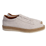 Corrente P000113 Monaco Genuine Ostrich Sneakers White