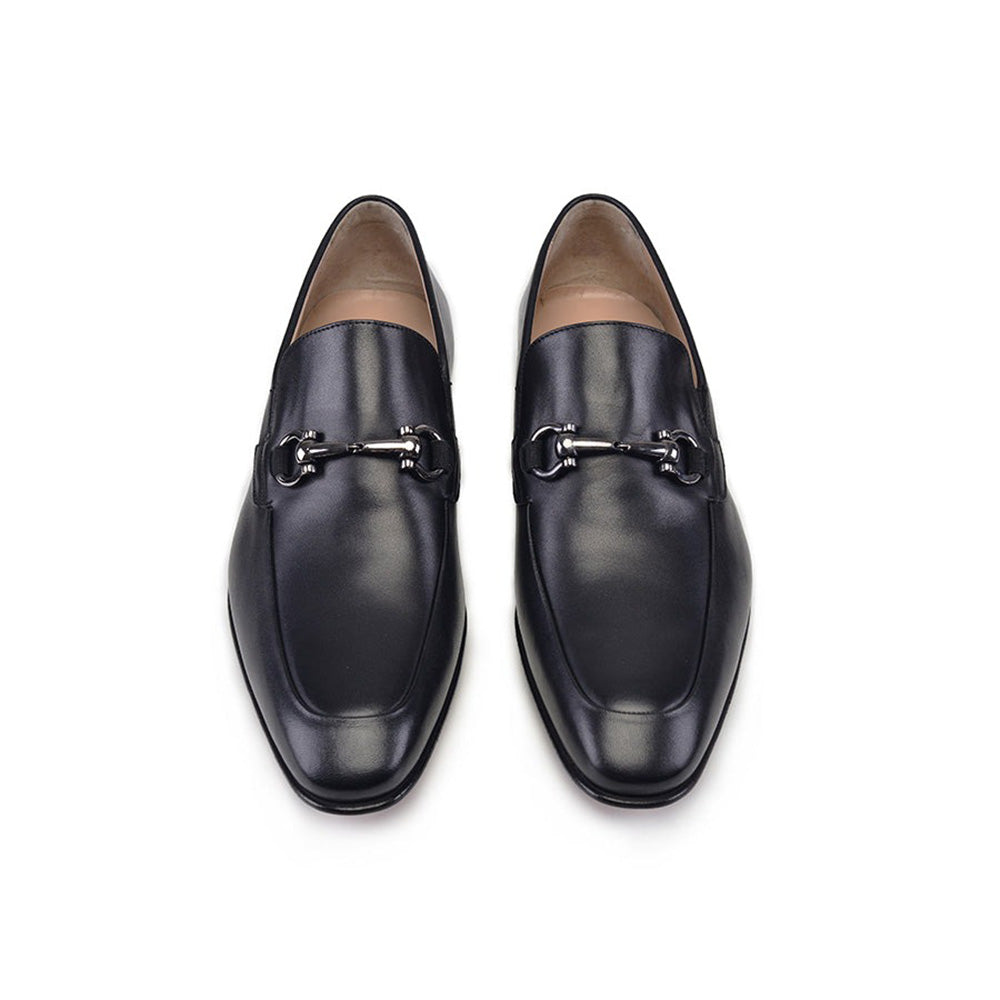Corrente P000511-4770 Buckle Loafers Black