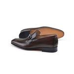 Corrente P000512-4770 Buckle Loafers Brown