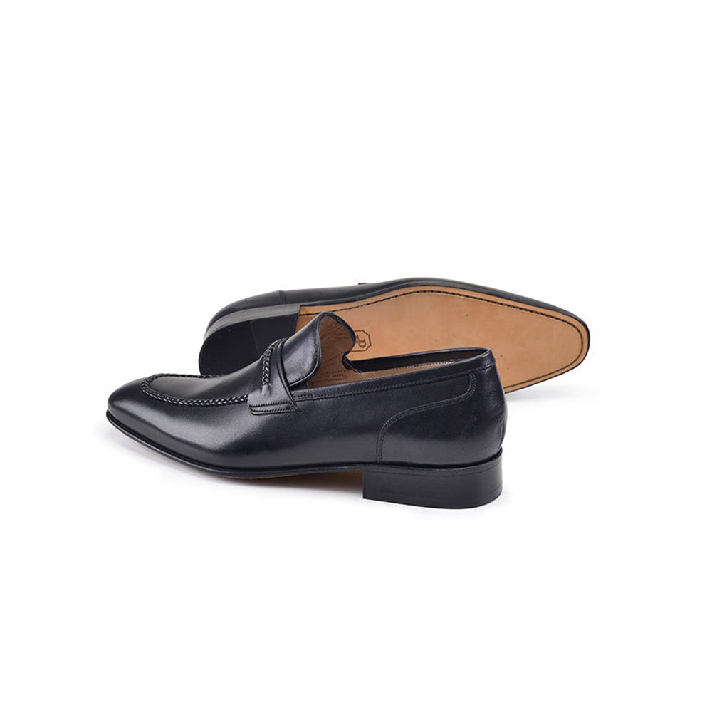Corrente P000515-8722 Braided Detail Loafers Black