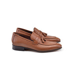 Corrente P000516-9411 Deerskin Tassel Loafers Tan