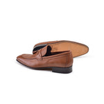 Corrente P000516-9411 Deerskin Tassel Loafers Tan