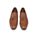 Corrente P000516-9411 Deerskin Tassel Loafers Tan