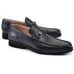 Corrente P000518-9496 Dress Casual Loafers Black