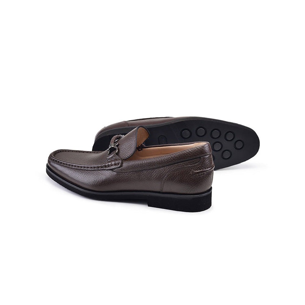 Corrente P000519-9496 Dress Casual Loafers Brown