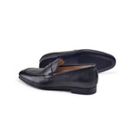 Corrente P000520-5820 Dress Casual Penny Loafers Black