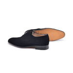 Corrente P00058-270 Suede Cap-Toe Shoes Black