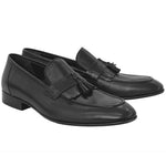 Corrente P0006-3010 Kiltie Tassel Loafers Black