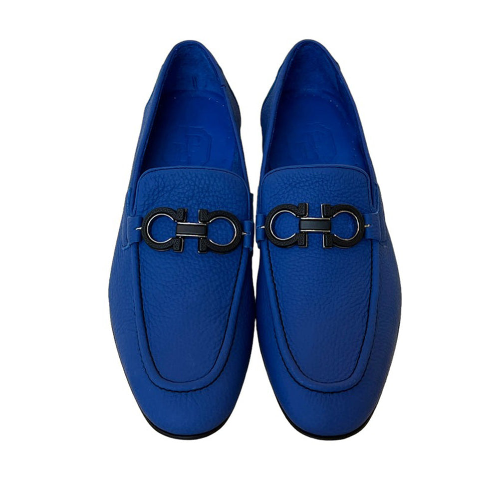 Corrente P00065-6472 Bit Buckle Loafers Blue