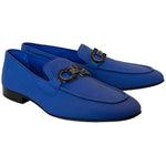 Corrente P00065-6472 Bit Buckle Loafers Blue