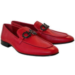 Corrente P000653-6472 Bit Buckle Loafers Red