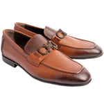Corrente P00072 Chello Buckle Loafers Brown