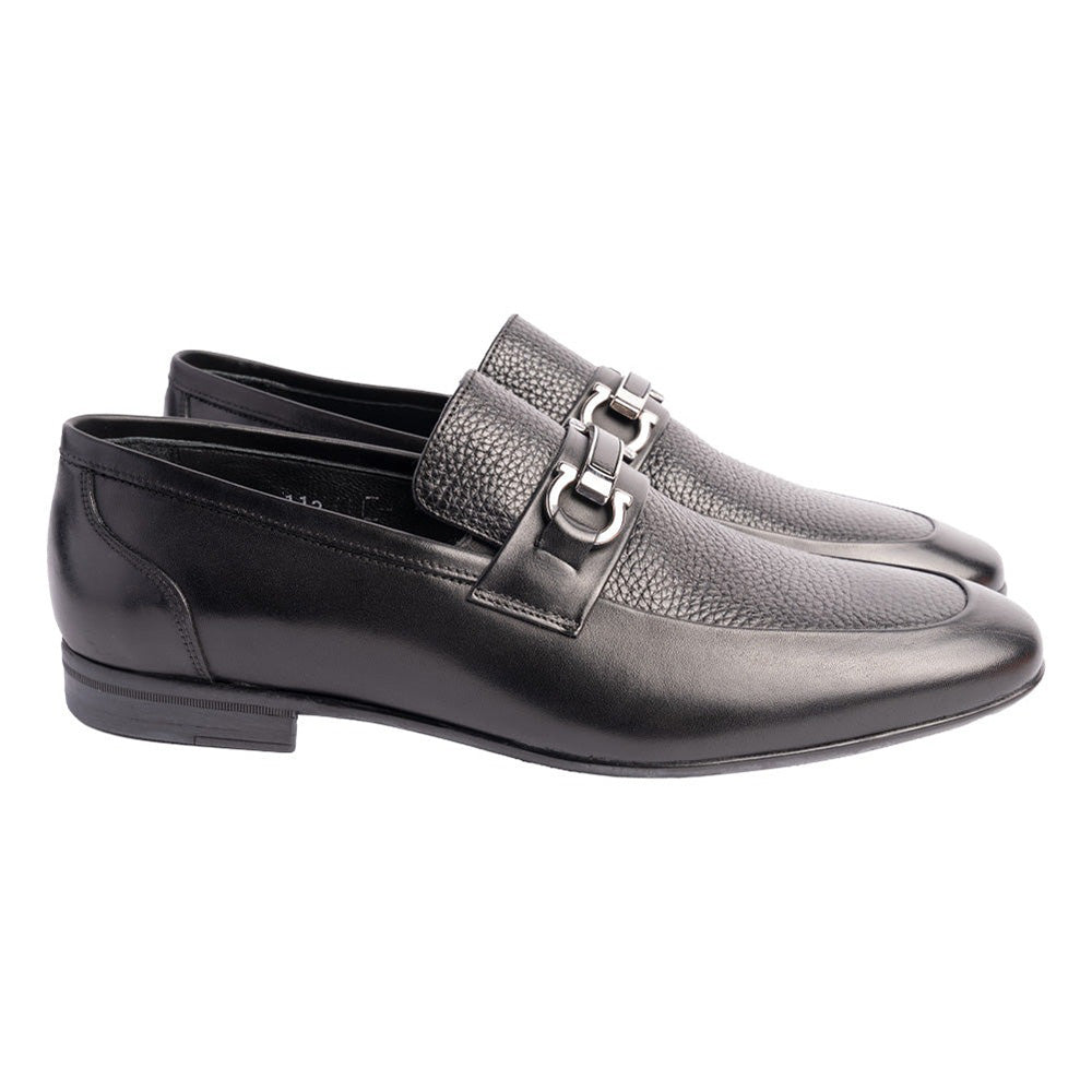 Corrente P00080 Barferr Buckle Loafers Black