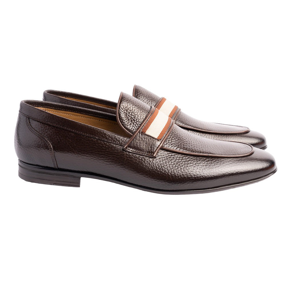Corrente P00082 Depp Deerskin Loafers Brown