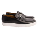 Corrente P000914 Santino Casual Buckle Loafers Black
