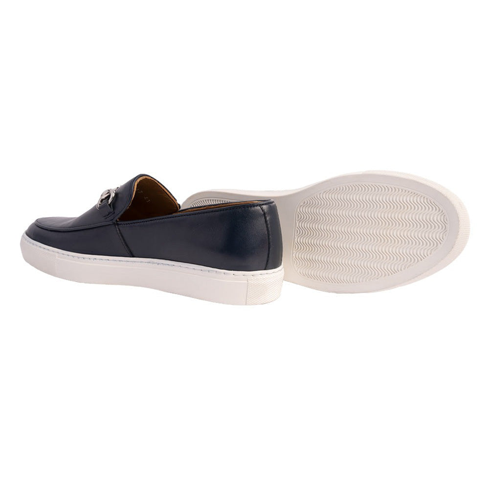 Corrente P000915 Santino Casual Buckle Loafers Navy