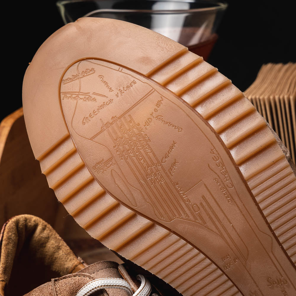 Zelli Costa Suede & Crocodile Sneakers Brown (66-200-BRN)