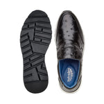 Belvedere Cramer Ostrich Slip-On Sneaker Black (G02)