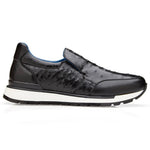 Belvedere Cramer Ostrich Slip-On Sneaker Black (G02)