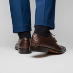 Marco Di Milano Criss Ostrich Quill Dress Oxfords Brown