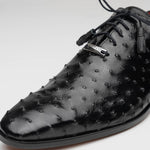 Marco Di Milano Criss Ostrich Quill Dress Oxfords Black